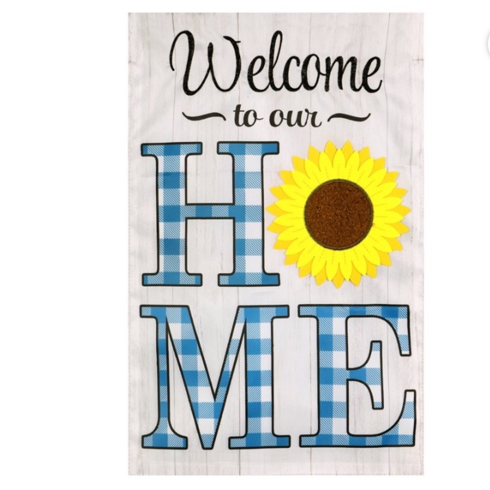 Welcome to Our Home Yard Flag
